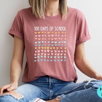 100-Days-Of-school-Hearts-Shirt
