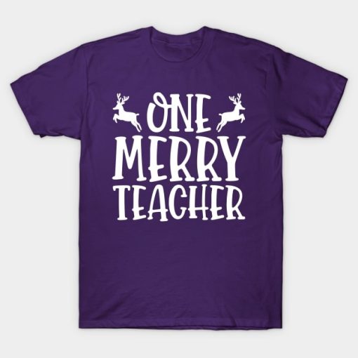 One-Merry-Teacher-T-Shirt
