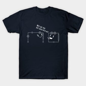 Physics-joke-kawaii-circuit-humor-T-Shirt