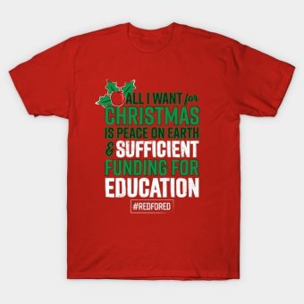 Teacher-Christmas-Red-For-Ed-T-Shirt